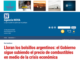 'agencianova.com' screenshot