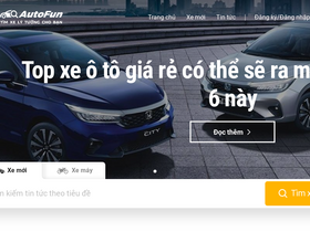 'autofun.vn' screenshot
