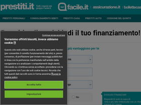 'prestiti.it' screenshot