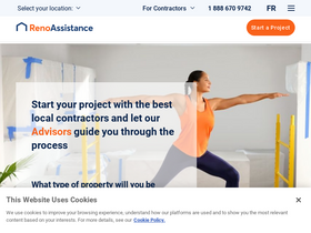 'renoassistance.ca' screenshot