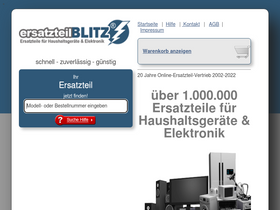 'ersatzteilblitz.de' screenshot