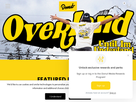 'donut.media' screenshot