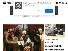 'ganaislamika.com' screenshot