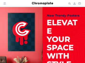 chromaplate.com homepage screenshot