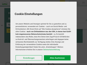 'lagerhaus.at' screenshot