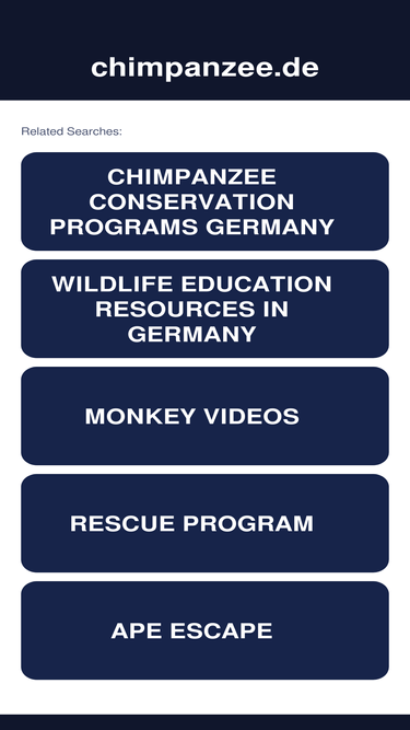chimpanzee.de