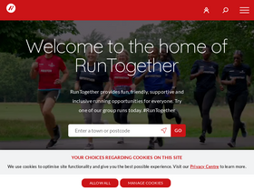 'runtogether.co.uk' screenshot