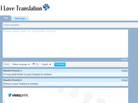 'ilovetranslation.com' screenshot