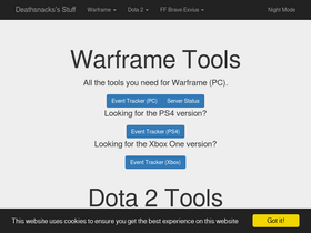 'deathsnacks.com' screenshot