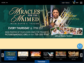 'joshuamediaministries.org' screenshot