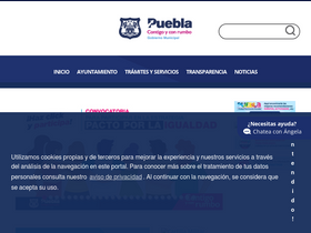 'pueblacapital.gob.mx' screenshot