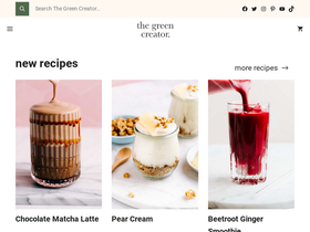 'thegreencreator.com' screenshot