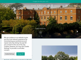 'thegrove.co.uk' screenshot