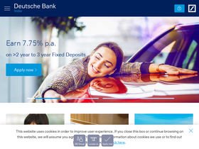 'deutschebank.co.in' screenshot