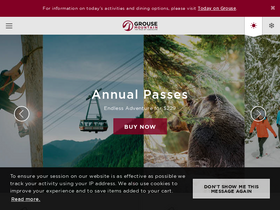 'grousemountain.com' screenshot