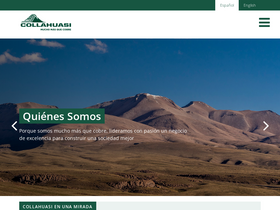 'collahuasi.cl' screenshot