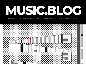 'music.blog' screenshot
