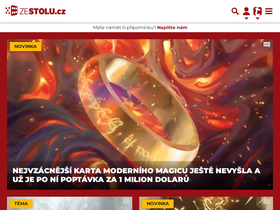 'zestolu.cz' screenshot