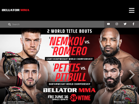 'bellator.com' screenshot
