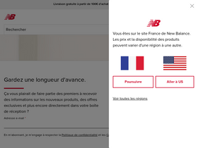 'newbalance.fr' screenshot