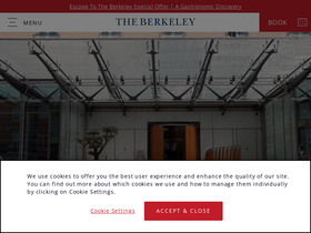 'the-berkeley.co.uk' screenshot