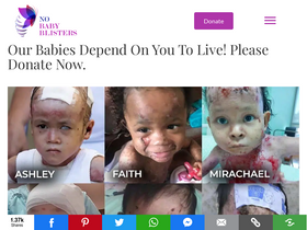 'nobabyblisters.org' screenshot
