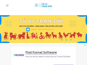 'tuvitrondoi.vn' screenshot