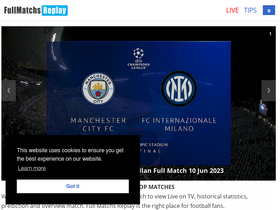 'fullmatchsreplay.com' screenshot