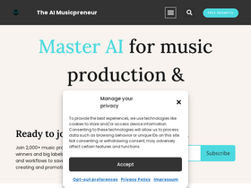 aimusicpreneur.com