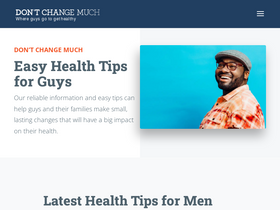 'dontchangemuch.ca' screenshot