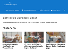 'elestudiantedigital.com' screenshot