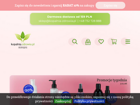 'kopalnia-zdrowia.pl' screenshot
