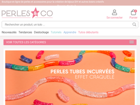 'perlesandco.com' screenshot