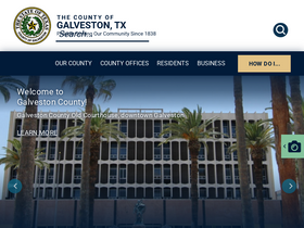 'galvestoncountytx.gov' screenshot