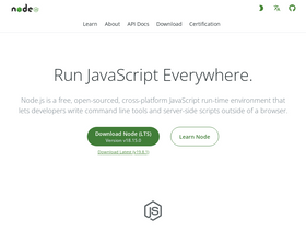 'nodejs.dev' screenshot