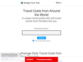 'budgetyourtrip.com' screenshot