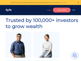 'syfe.com' screenshot