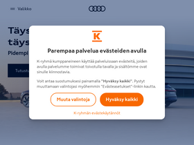 'huolto.audi.fi' screenshot
