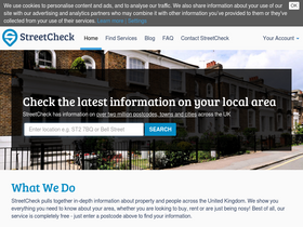 'streetcheck.co.uk' screenshot