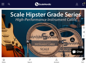 ScaleNordic SL homepage screenshot