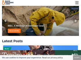 'backpackers.com' screenshot