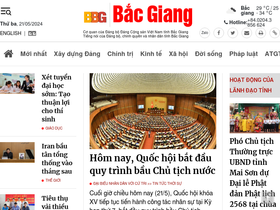 'baobacgiang.com.vn' screenshot