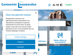'leeuwarden.nl' screenshot