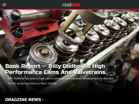 'dragzine.com' screenshot