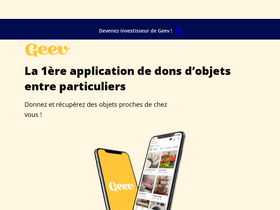 'geev.com' screenshot