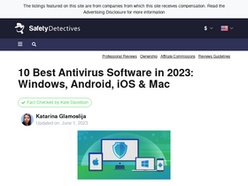 'safetydetective.com' screenshot