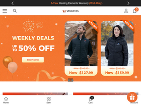 Venustas website screenshot