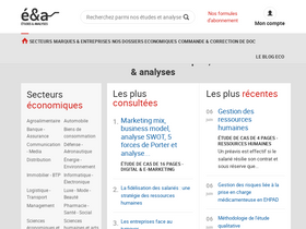 'etudes-et-analyses.com' screenshot