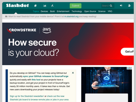 'slashdot.org' screenshot
