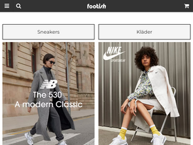 'footish.se' screenshot